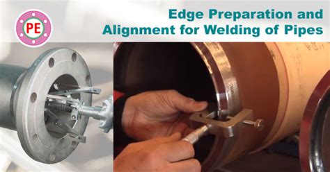 Edge Preparation And Alignment For Welding Of Pipes The Piping
