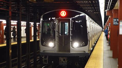 Mta New York City Subway R179 Test Train 3040 3049 On The A Line