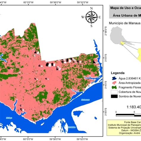 Mapa De Uso E Ocupação Do Solo Da área Urbana De Manaus 1972 Download Scientific Diagram