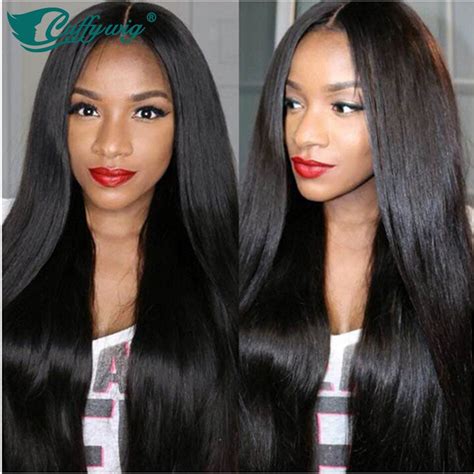 Wholesale Silky Straight Lace Front Wig Virgin Brazilian Human Hair Straight Wigs Unprocessed