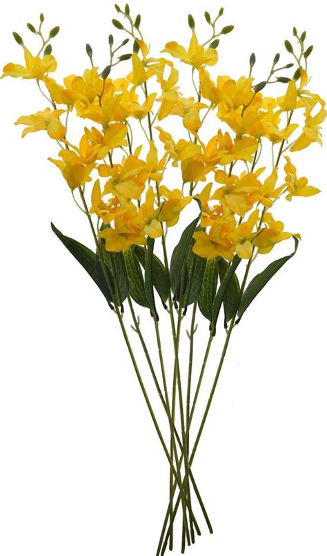 The flowers are produced in early spring before the leaves; Artificial Fuscia Orchid Stems(peach) | Artificial flowers ...