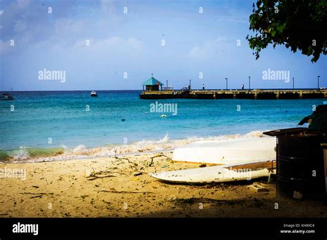Beaches In Barbados Stock Photo Alamy