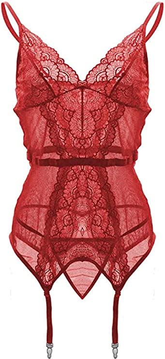 Qjhdo Womens G Strings Thongs And Tangas Sexy Suspenders Underwear Lace