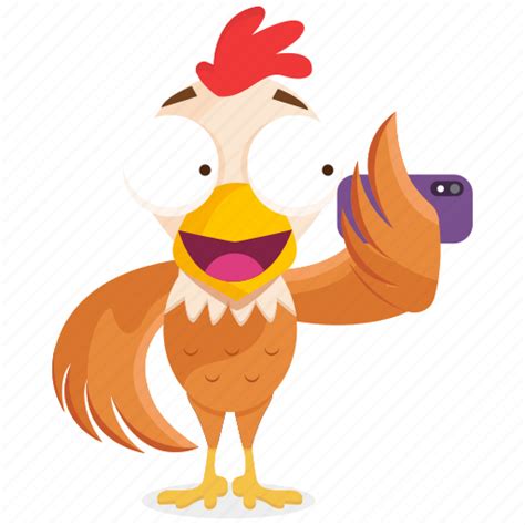 Chicken Emoji Emoticon Selfie Smiley Sticker Icon Download On