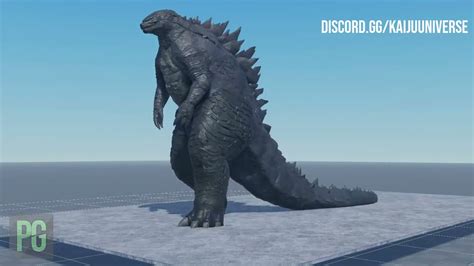 Godzilla 2014 Kaiju Universe Remodel Walkrun Animation Teaser G14
