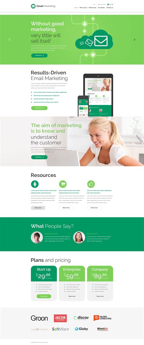 Web Design Email Template