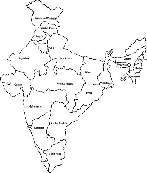 Political Map Of India Colouring Pages Ryan Fritzs Coloring Pages