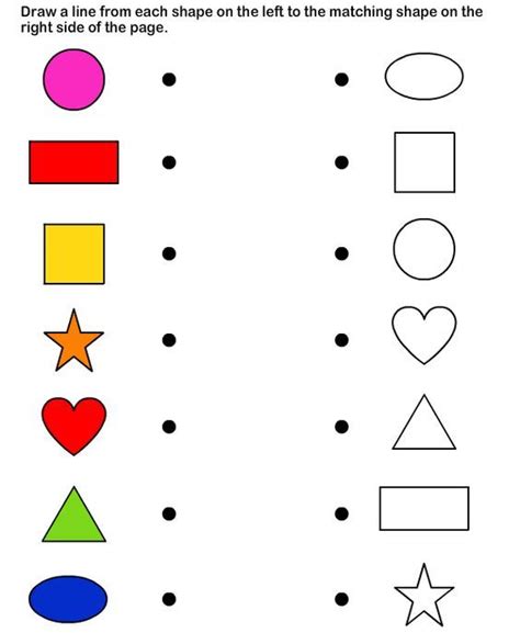 The math worksheets and other resources below are listed by subject. Shapes - math Worksheets - preschool Worksheets: | matematicas divertidas | Pinterest | Math ...