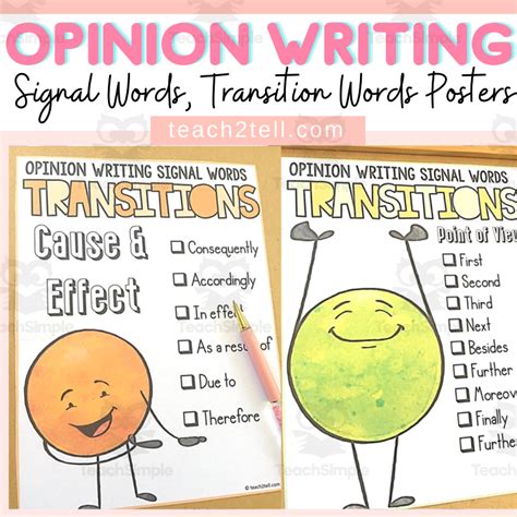 Persuasive Writing Opinion Writing Anchor Charts Writing Posters