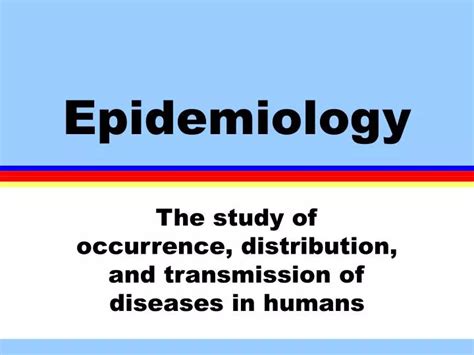 Ppt Epidemiology Powerpoint Presentation Free Download Id1355787