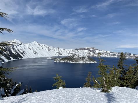Crater Lake Was Amazing Today Roregon