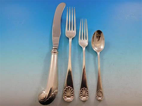 english shell brothers crichton flatware sterling silver service