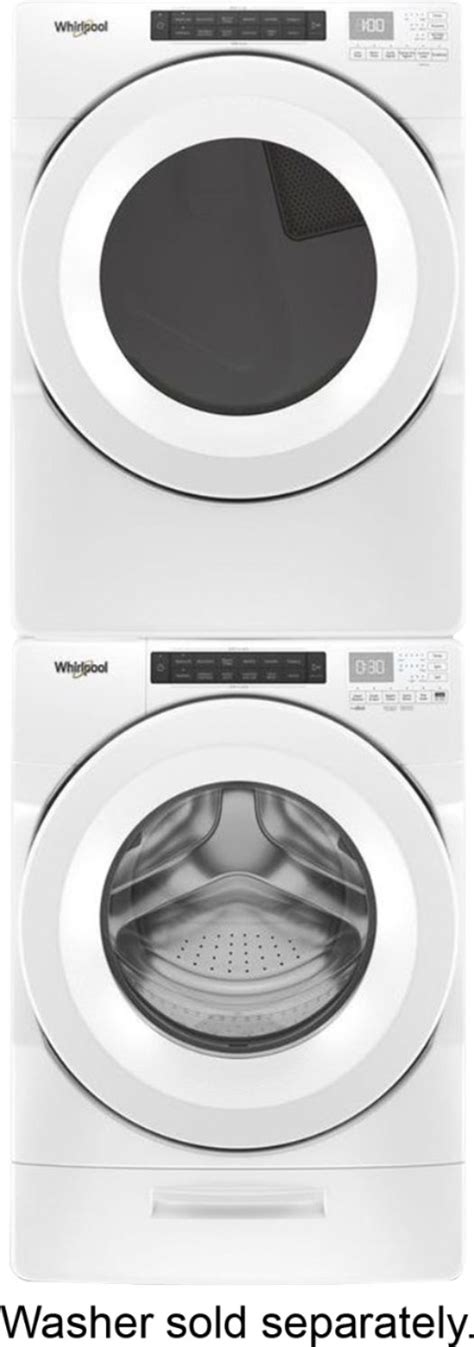 Best Buy Whirlpool 74 Cu Ft Stackable Gas Dryer With Wrinkle Shield