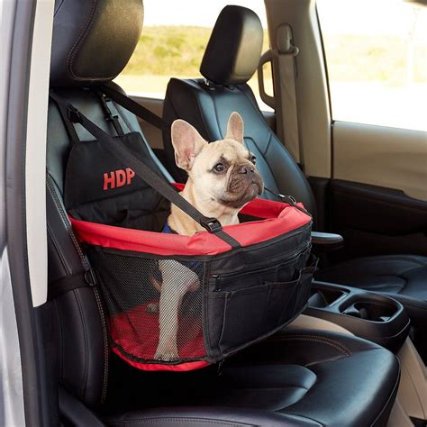 Hdp Deluxe Lookout Dog Cat And Small Animal Booster Car Seat Red