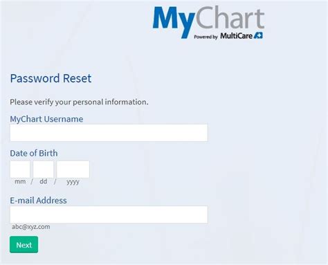 Multicare Mychart Login Secure Access To Your Medical Records