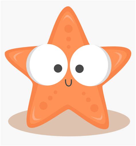 Transparent Starfish Cartoon Png Cute Starfish Clipart Png Download