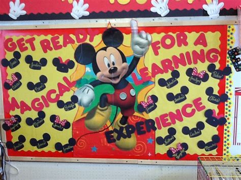 Disney Classroom Mickey Mouse New School Year Preschool Library
