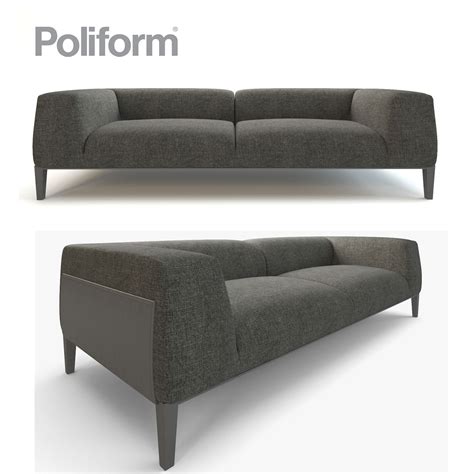 Sofa Metropolitan By Poliform 3d Model Cgtrader