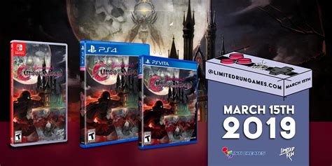Bloodstained Curse Of The Moon Ps4 Switch And Ps Vita Limited Run