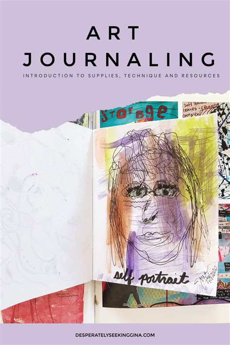 Introduction To Visual Art Journaling Workshop Desperately Seeking Gina