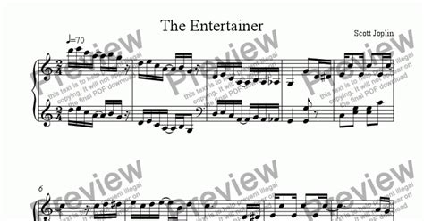The entertainer piano solo 3. The Entertainer - Download Sheet Music PDF file