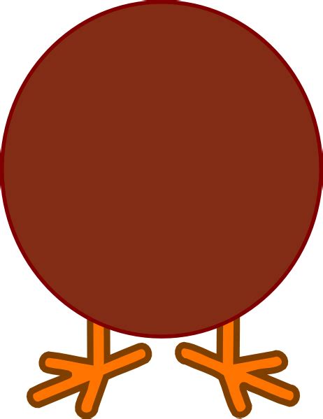 Brown Turkey Body Clip Art At Vector Clip Art Online
