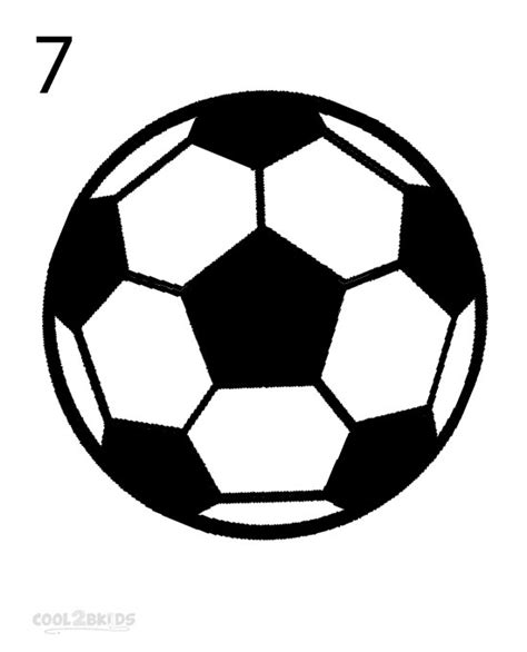 Step 1 (how to draw a soccer ball) the first step we will make a circle. How to Draw a Soccer Ball (Step by Step Pictures) | Cool2bKids