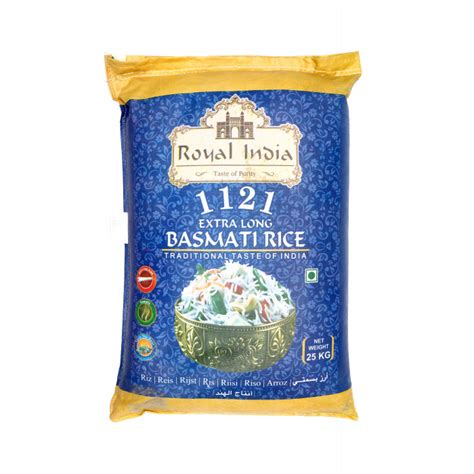 1121 basmati rice that we are offering has high quality and the length of rice is 8.00 to 8.30 mm. Royal India 1121 Basmati Rice - Case