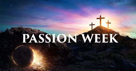 Passion Week Devotions