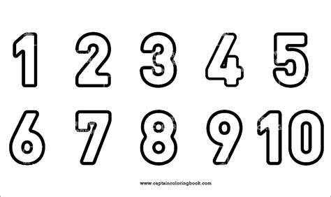 Printable colored numbers 1 10. Your SEO optimized title