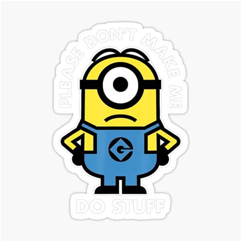 Despicable Me Minions Sticker For Sale By Jessicaamazon Redbubble