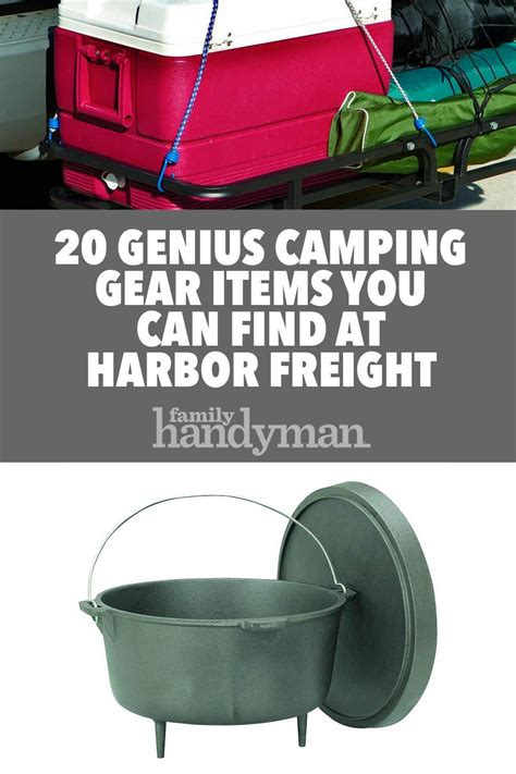20 Genius Camping Gear Items You Can Find At Harbor Freight Camping