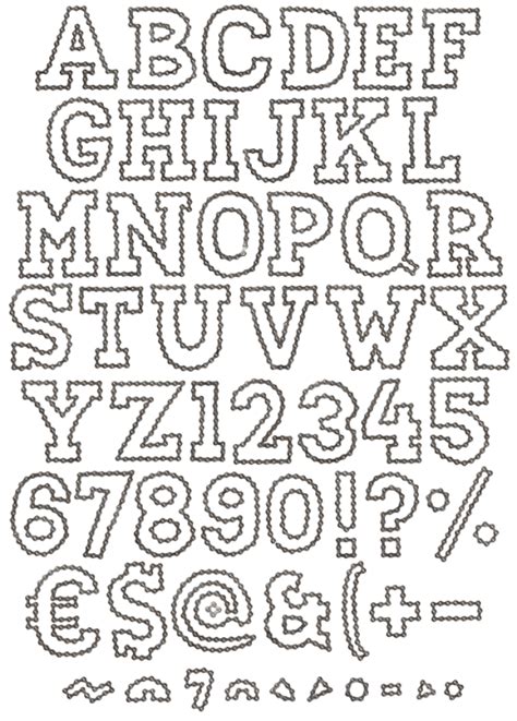 The easy outline font can be used for personal and commercial projects. Outline Chain Font - Handmadefont