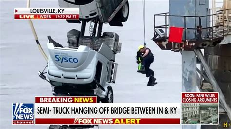 Kentucky Semi Truck Driver Dangling From Bridge Had Been Struck By An