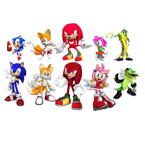 Sonic Adventure Generations Playable Characters By Darthzookeeper On