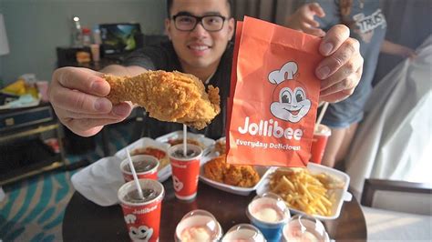 First Time Eating Jollibee Youtube
