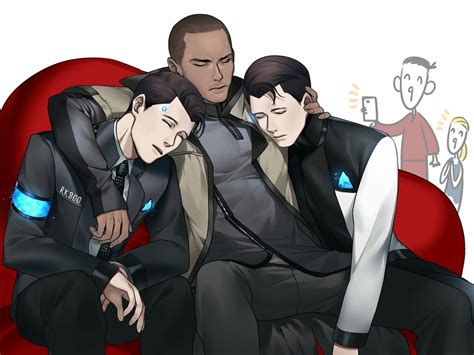 Detroit Become Human Markus X Connor X Rk900 Detroit Being Human