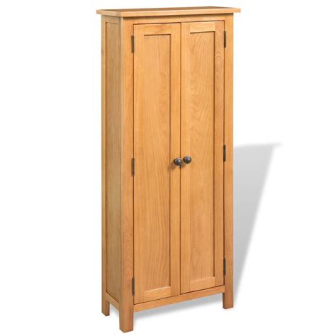 Affordable Variety Storage Cabinet Solid Oak 197x87x48