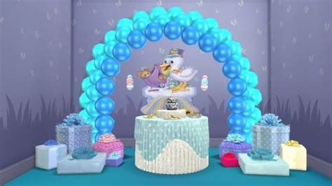 Lana Cc Finds Sims 4 Bundle Of Joy Baby Shower Party Items Set Nel