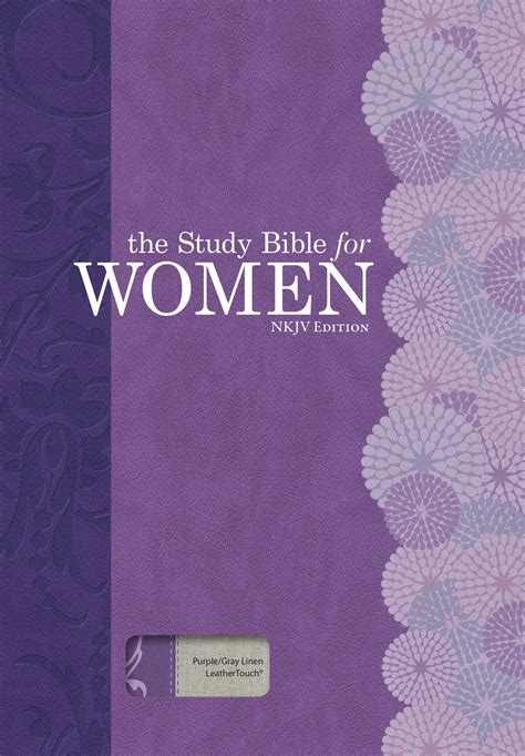 Nkjv Study Bible For Women Purplegrey Linen Indexed Ll