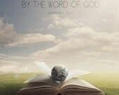 Items similar to Hebrews 11:3, "The worlds were formed by the Word of ...