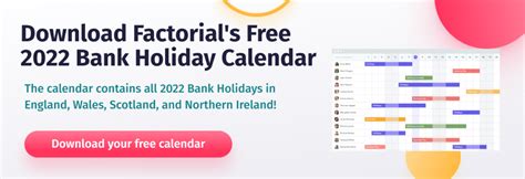 Full List Of Uk Bank Holidays For 2022 Factorial Hr