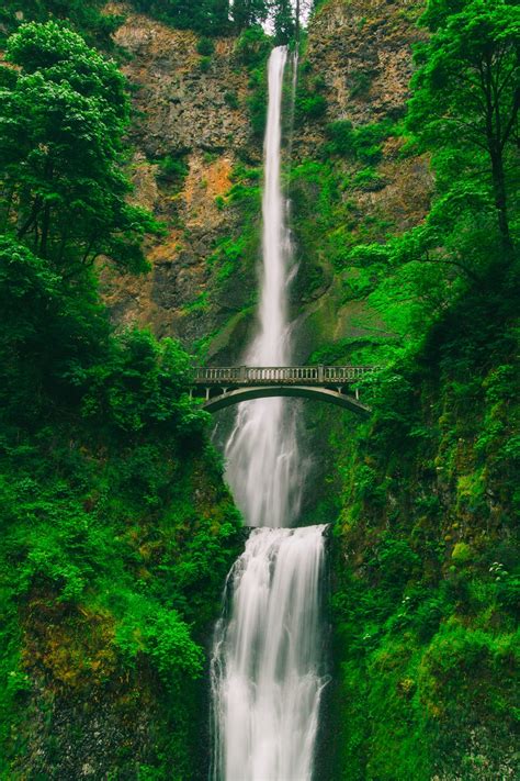 Bridge Near Waterfall · Free Stock Photo