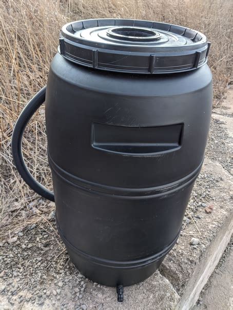 House naturals 5 gallon plastic bucket food grade bpa free, 90mil green pail. Black Rain Barrel 220L / 55 Gallon - Brandon Riverbank