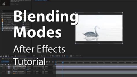 Blending Modes In After Effects Tutorial YouTube