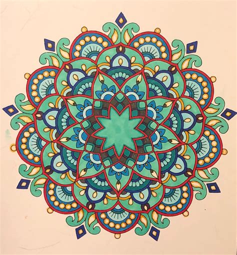 A Mandala Design From Prajakta Ps “energy Mandalas” Colored With