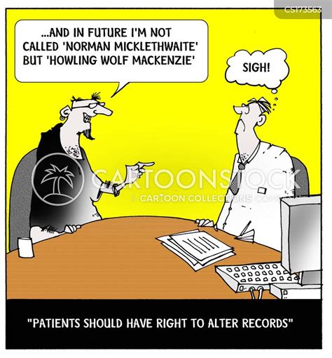 Medical Records Cartoons And Comics Funny Pictures From Cartoonstock