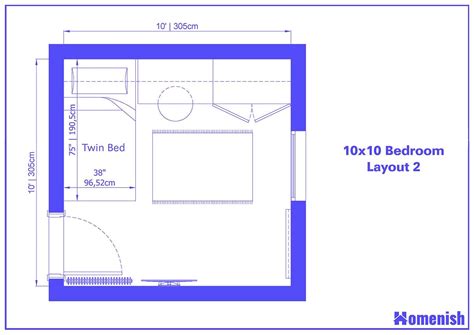 9 Best 10x10 Bedroom Layouts For Small Rooms With 9 Floor Plans