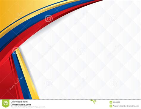 La bandera de colombia, en tanto, es similar a las primeras versiones pero sin escudos ni estrellas. Fondo Abstracto Con Formas Con Los Colores De La Bandera ...