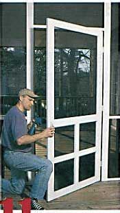 To do a really good job at cleaning a patio screen door, you'll have to remove the screen. Do-It-Yourself DIY Screened-In Porch - The Original Screen ...